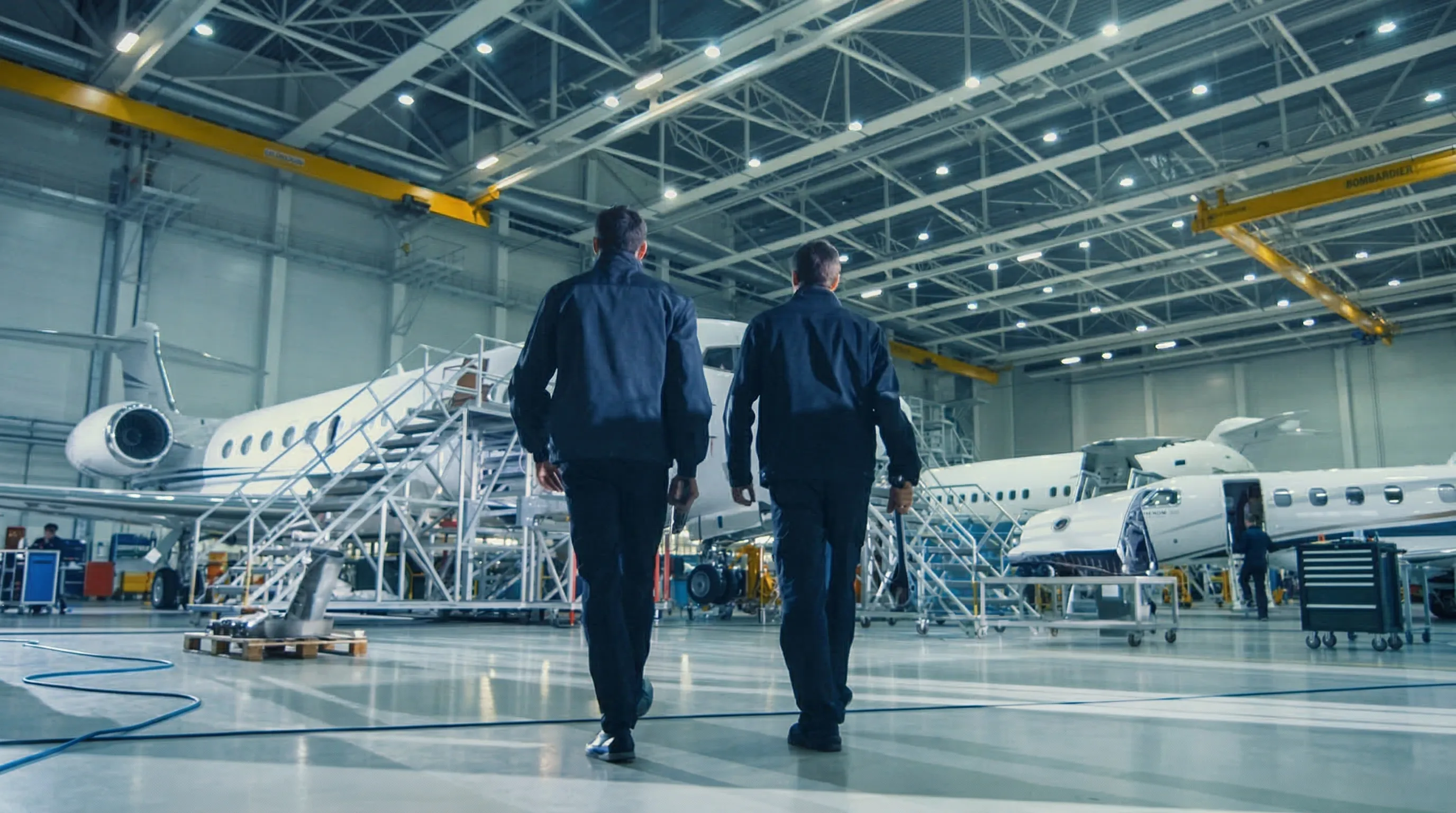 Aircraft engine inspection