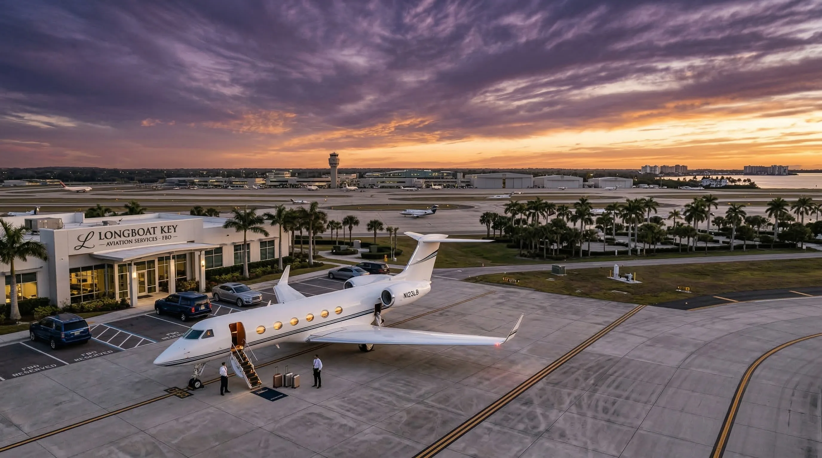 Private charter flight